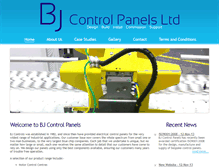 Tablet Screenshot of bjcontrols.co.uk